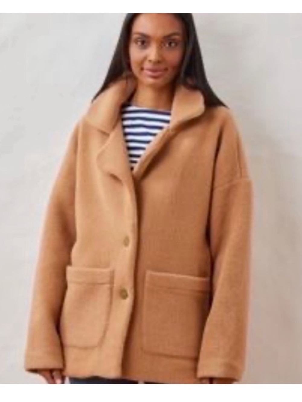 Nwt Dudley Stephens Rockland Sherpa Coat In Camel, Size Xxl